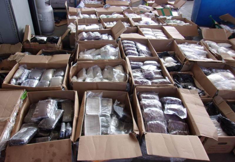 CBP officers later extracted approximately 3,014 pounds of methamphetamine, 64 pounds of heroin, 29 pounds of fentanyl powder, and almost 37 pounds of fentanyl pills, worth an estimated $7.2 million.  