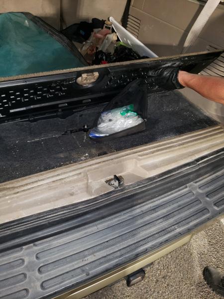 El Centro Sector Border Patrol agents working at the Highway 86 immigration checkpoint arrested a man suspected of smuggling narcotics Saturday morning.