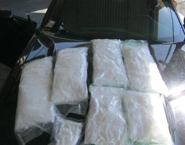 The U.S. citizen male had 40.68 pounds of crystal meth inside his car seats.