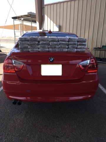 More than $840K of cocaine pulled from car.