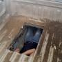 CBP officers find a man concelaed in modified gas tank.