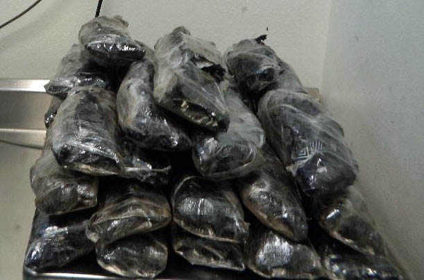 Officers at the Port of Nogales removed $105K worth of meth from within the frame of a smuggling vehicle