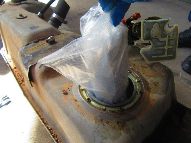 Officers located meth within the gas tank of a smuggling vehicle