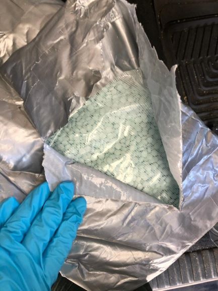 Yuma Sector agents seized package of fentanyl tabs at the Hwy 78 checkpoint