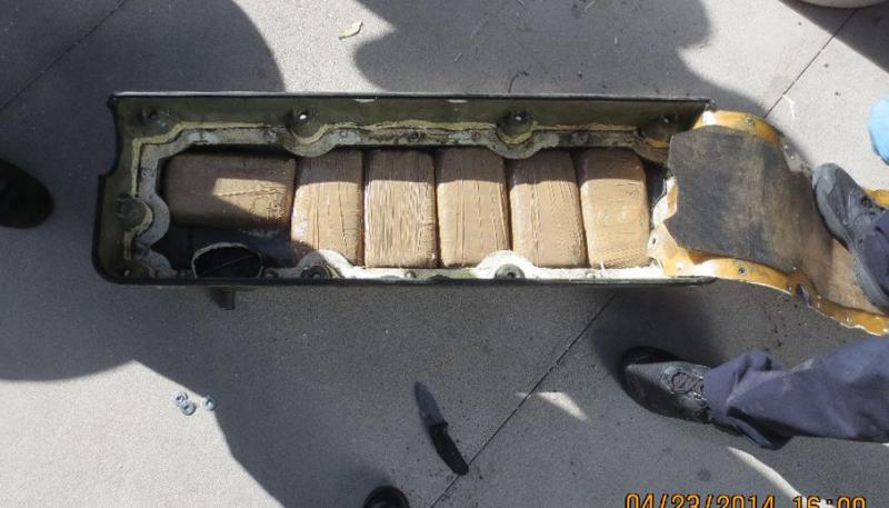 Drug smugglers unsuccessfully tried to bring more than 16 pounds of heroin through the Mariposa crossing in Nogales, Ariz.