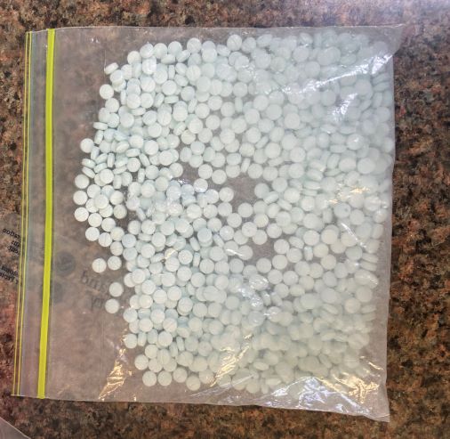 Agents from Blythe Station discovered fentanyl after a CBP narcotics detection canine alert