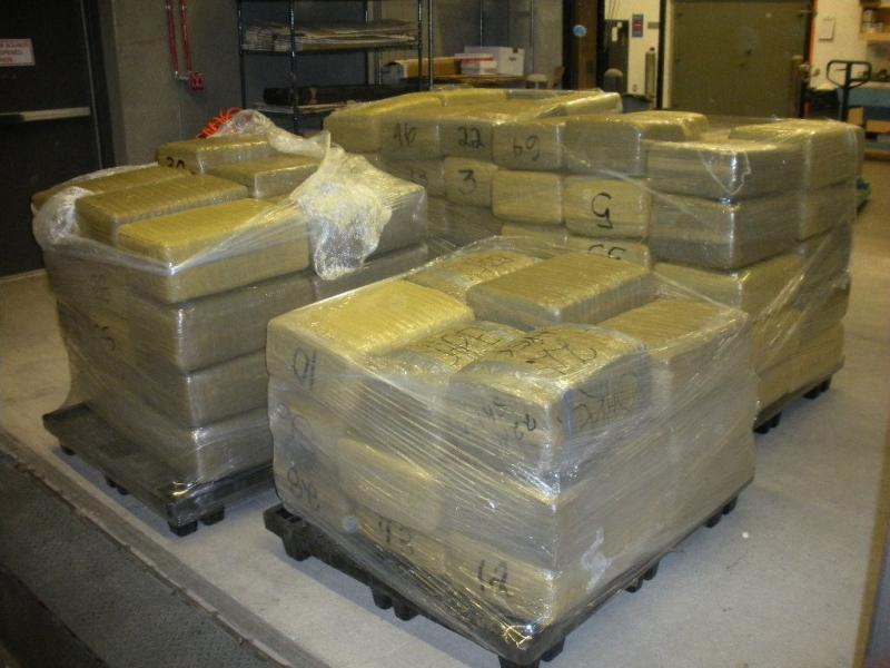 CBP officers assigned to the Port of Nogales seized 105 bales of marijuana that was co-mingled with a shipment of jalapeno peppers.