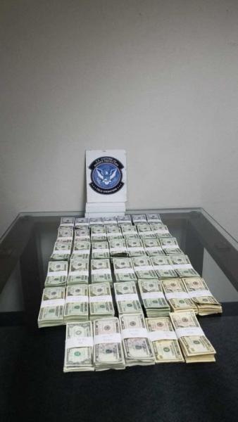 Nearly $96,000 worth of unreported currency was seized by CBP officers at the Mariposa Crossing on Friday evening