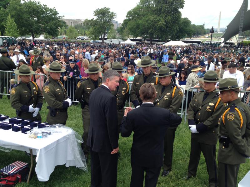 Honor Guard award presentation in Washington D.C.