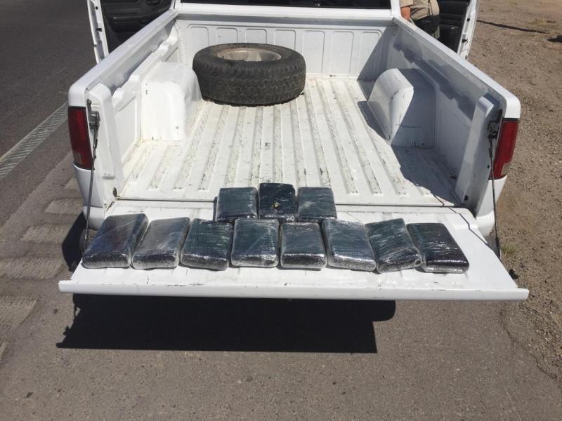 Working with PCSD deputies, agents seized 12 kg. of cocaine from within a Chevy truck.