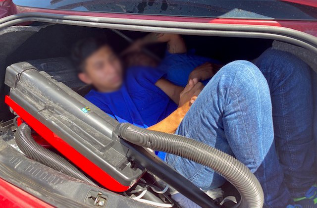 Agents found 2 illegal aliens in the trunk of a vehicle stopped at the I-19 immigration checkpoint
