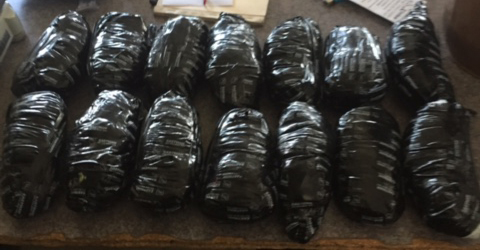 Yuma Sector agents seized nearly 17 pounds of meth from a Mexican national stopped at the Interstate 8 traffic checkpoint.