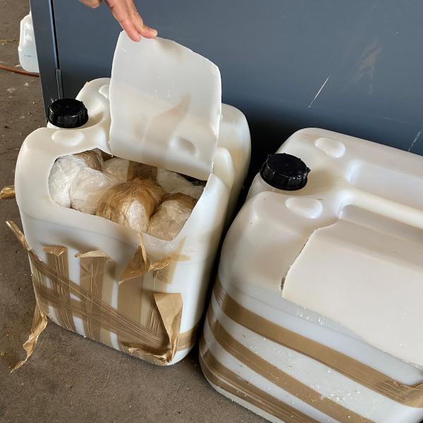 Agents seized more than 145 pounds of meth this week from packpackers