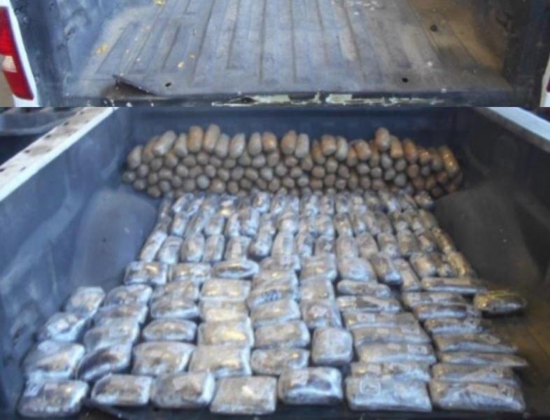 Officers seized $1.4M worth of hard drugs from within a truck