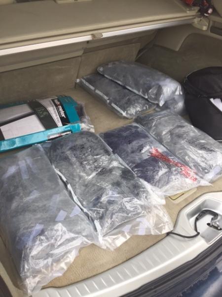 Deputies seized 42 pounds of meth that was hidden in the rear cargo area of a smuggling vehicle