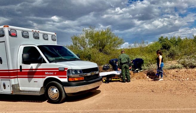Agents responded to the scene of an ATV accident