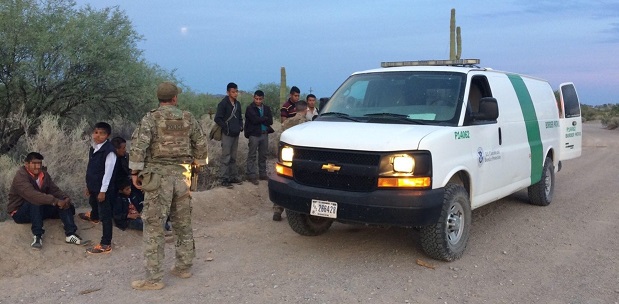 Agents located and arrested 95 foreign nationals this past Saturday