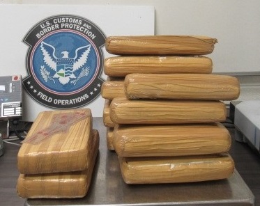 Officers were led to the discovery of 42 pounds of cocaine, by a CBP narcotics detection canine