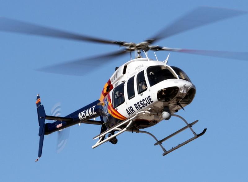 Photo is of DPS Ranger 54 Rescue Helicopter