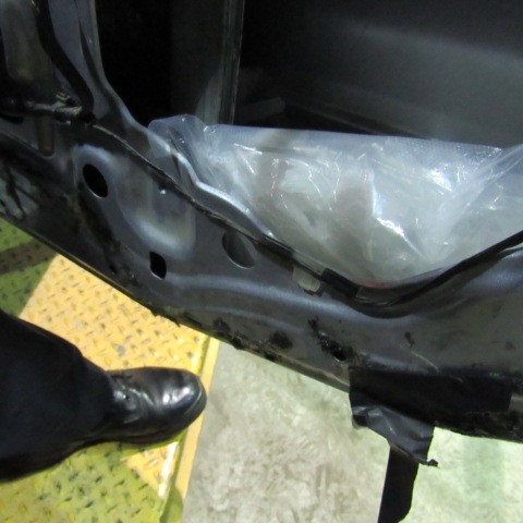 Officers found packages of meth within the door panels of a smuggling vehicle