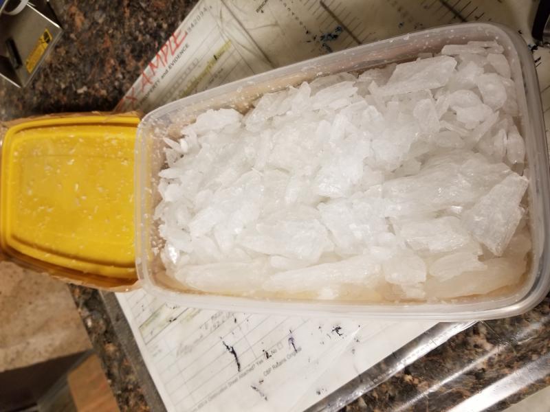 A CBP canine alert led agents to the discovery of more than 600 pounds of meth