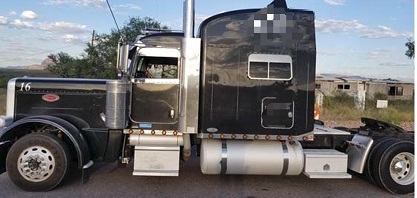 Tractor trailer inspected by agents turned out to contain illegal aliens