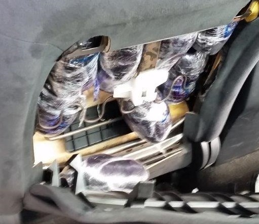 CBP officers at the Port of Nogales seized a combination of fentanyl, heroin and meth from beneath the seats of a smuggling vehicle.