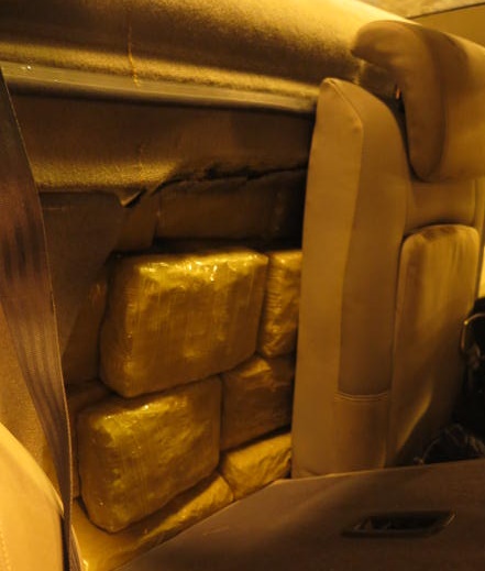 CBP officers at the Port of Naco seized marijuana which was hidden inside of auto seats.