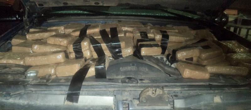 More than 300 packages of marijuana discovered, removed and seized by CBP officers at the Port of Douglas