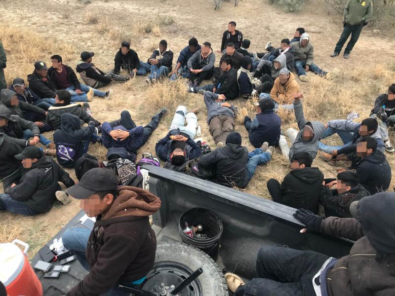 Laredo Sector Border Patrol Agents Arrest 63 Illegal Aliens 