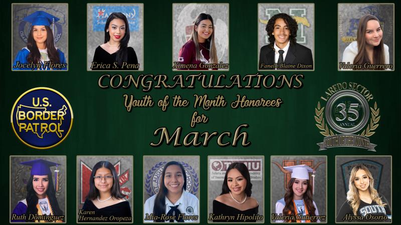 Youth of the Month honorees