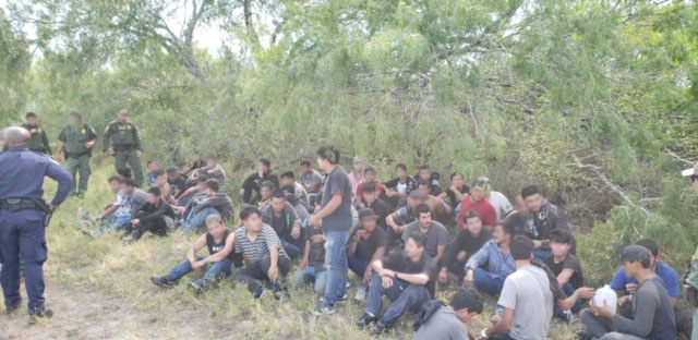 Large Group Apprehended in Laredo Sector 