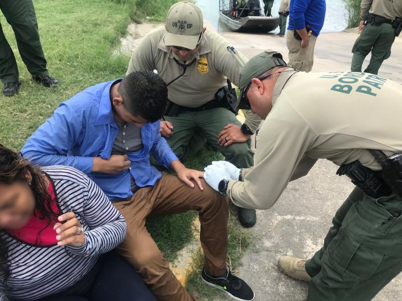 U.S. Border Patrol agents assigned to the Eagle Pass South Station marine unit saved the life of an undocumented immigrant teen.