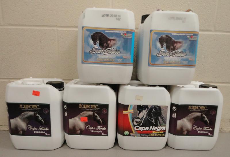 The shampoo bottles contained a total of 69 pounds of liquid methamphetamine.