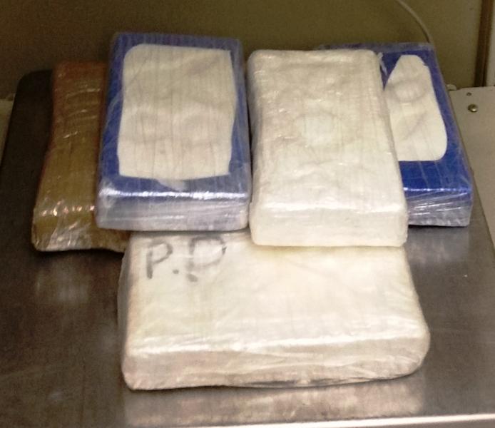 Packages containing nearly 14 pounds of cocaine seized by CBP officers at Progreso International Bridge