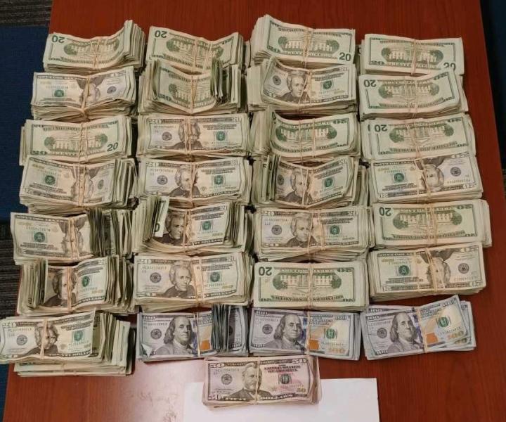 Stacks totaling $140,750 in unreported currency seized by CBP officers at Laredo Port of Entry