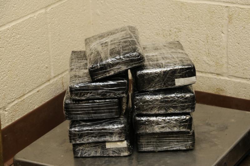 Packages containing nearly 22 pounds of cocaine seized by CBP officers at Brownsville Port of Entry