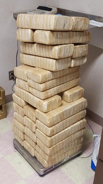 Packages containing more than 228 pounds of marijuana seized by CBP officers at Brownsville Port of Entry