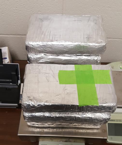 Packages containing nearly 16 pounds of cocaine seized by CBP officers at Brownsville Port of Entry