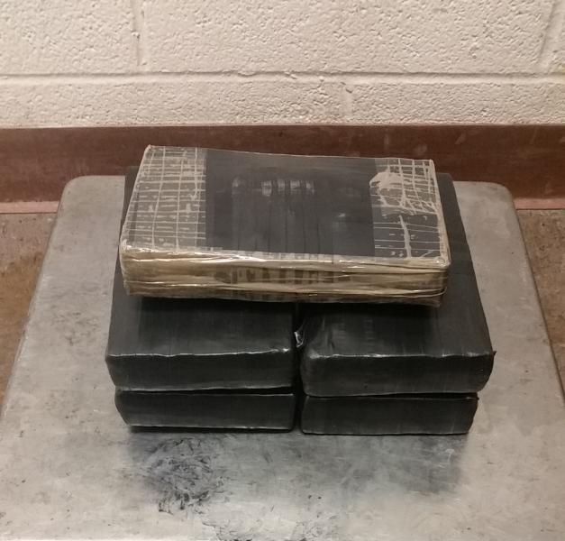 Packages containing 12 pounds of cocaine seized by CBP officers at Brownsville Port of Entry