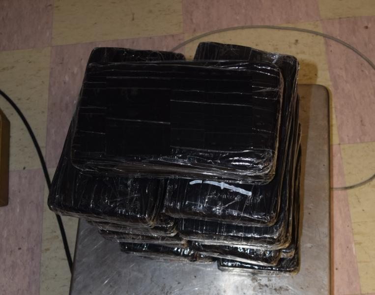 Packages containing nearly 36 pounds of cocaine seized by CBP officers at Brownsville Port of Entry