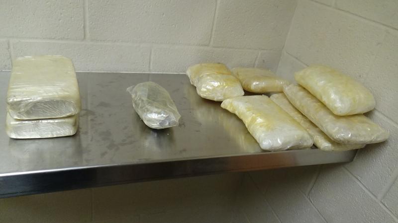 Packages containing nearly 14 pounds of methamphetamine, more than seven pounds of heroin seized by CBP officers at Brownsville Port of Entry.