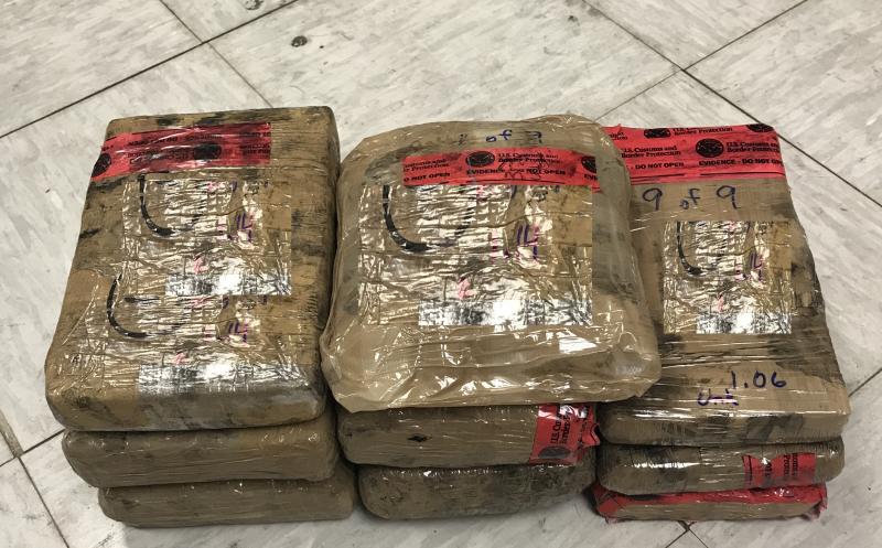 Packages containing 20 pounds of cocaine, two pounds of marijuana seized by CBP officers at Laredo Port of Entry