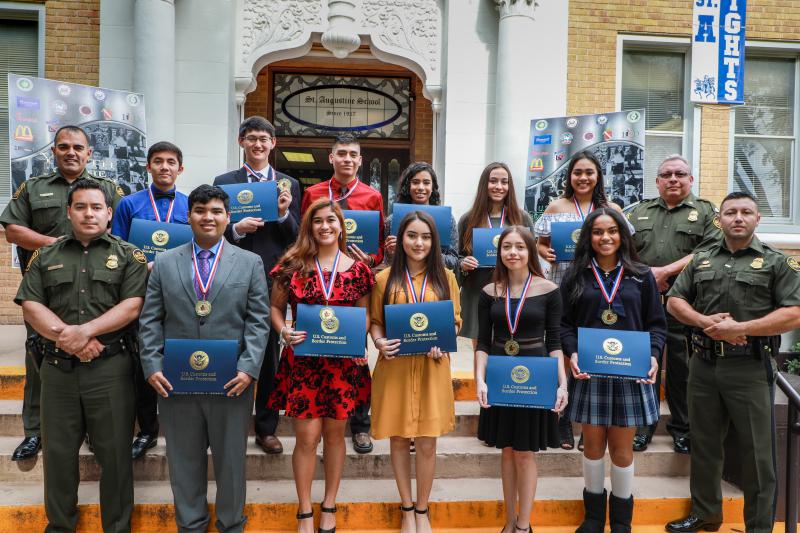 Laredo Sector Border Patrol recognizes December 2018 Youth of the Month honorees.