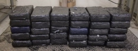 Packages containing 78 pounds of cocaine seized by CBP officers at Laredo Port of Entry