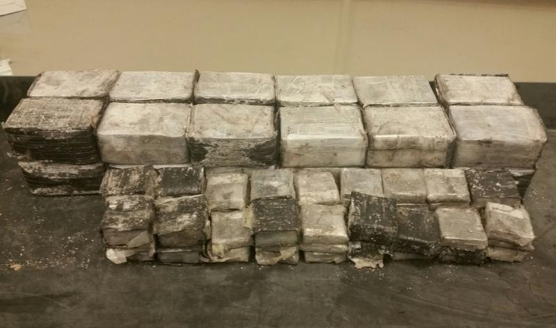 Packages containing 19 pounds of heroin seized by CBP officers at Laredo Port of Entry