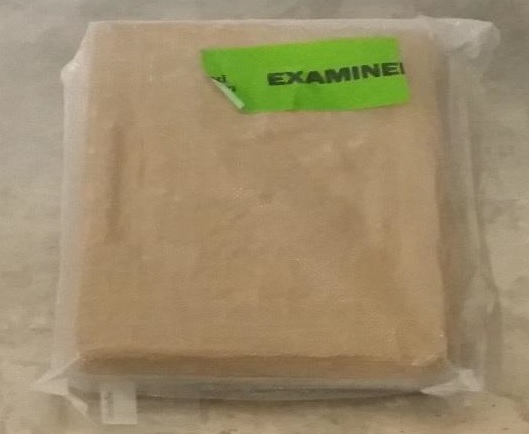 Package containing two pounds of cocaine