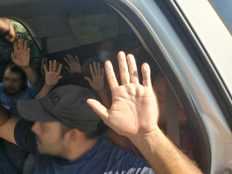 Laredo Sector Border Patrol agents apprehended 10 undocumented aliens from Mexico and El Salvador in an SUV near a ranch north of Laredo