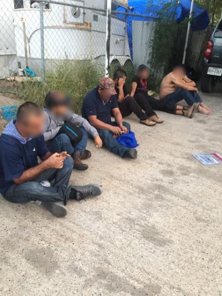 Border Patrol agents apprehended eight Guatemalan nationlas during execution of a search warrant at a stash house in Laredo