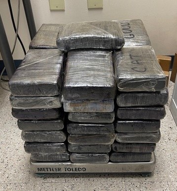 Nearly 114 pounds of cocaine seized by CBP officers at World Trade Bridge.